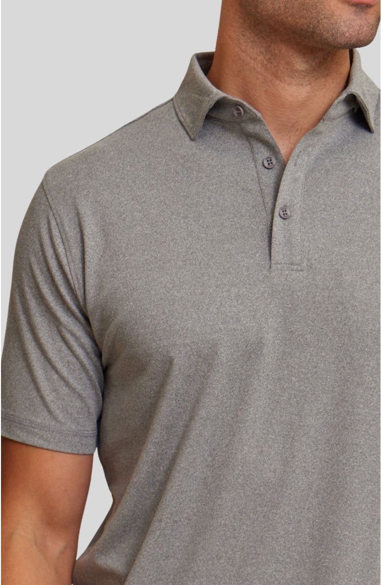 Rye 51 The Voyager Short Sleeve Polo, Alternate, color, Light Grey Heather