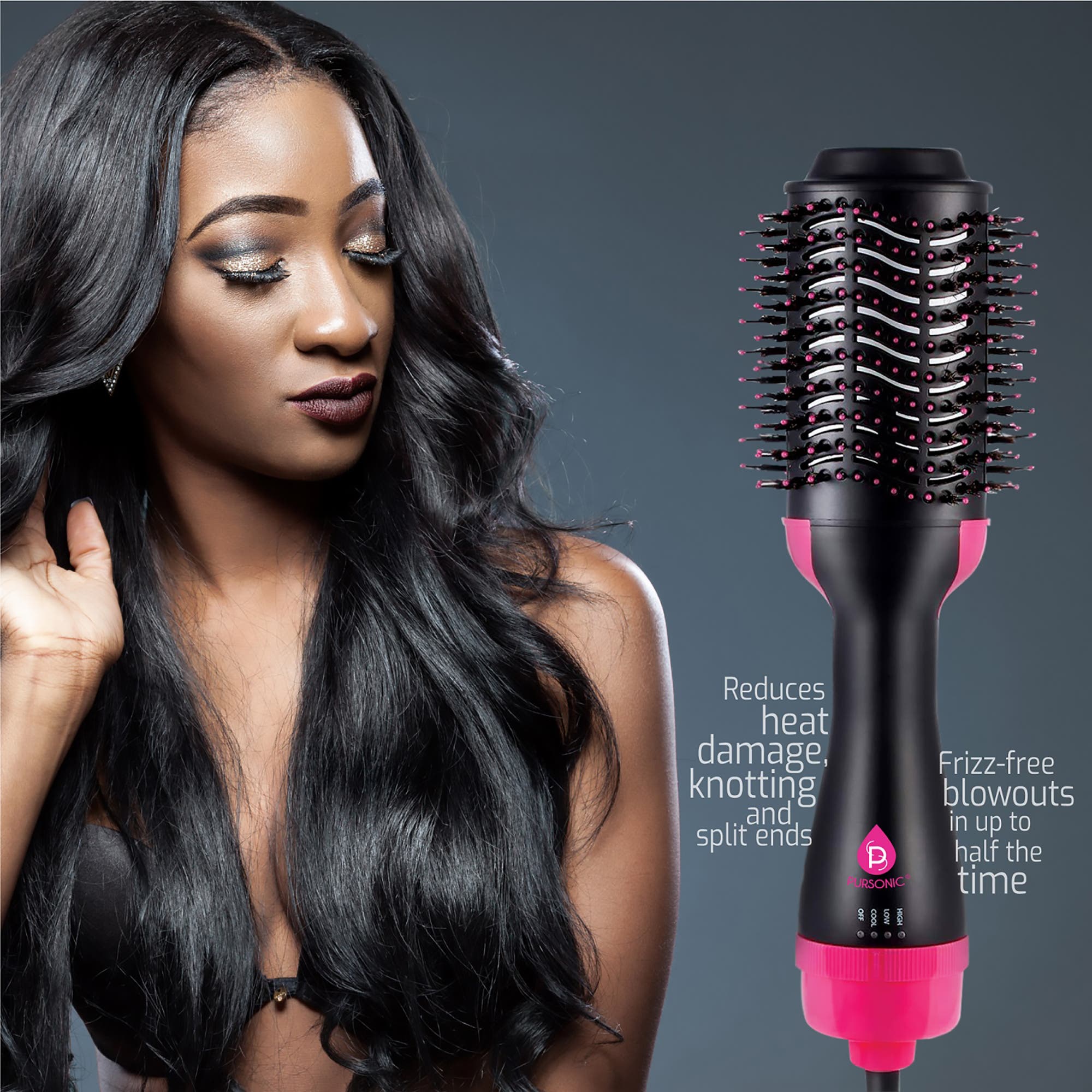 PURSONIC One Step Hair Dryer & Volumizer Brush | Nordstrom