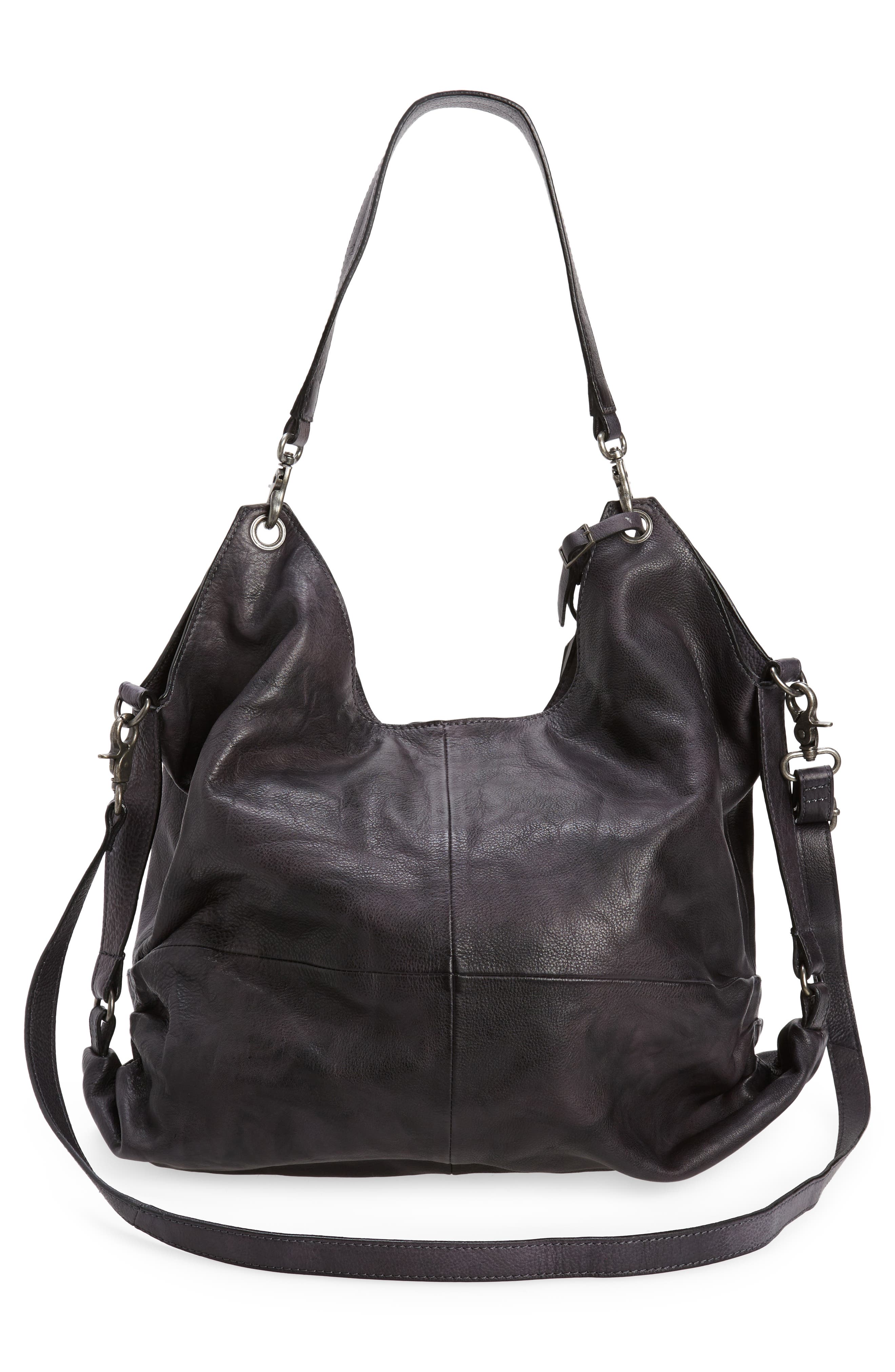 Free People We the Free Sabine Leather Hobo Bag, Alternate, color, 