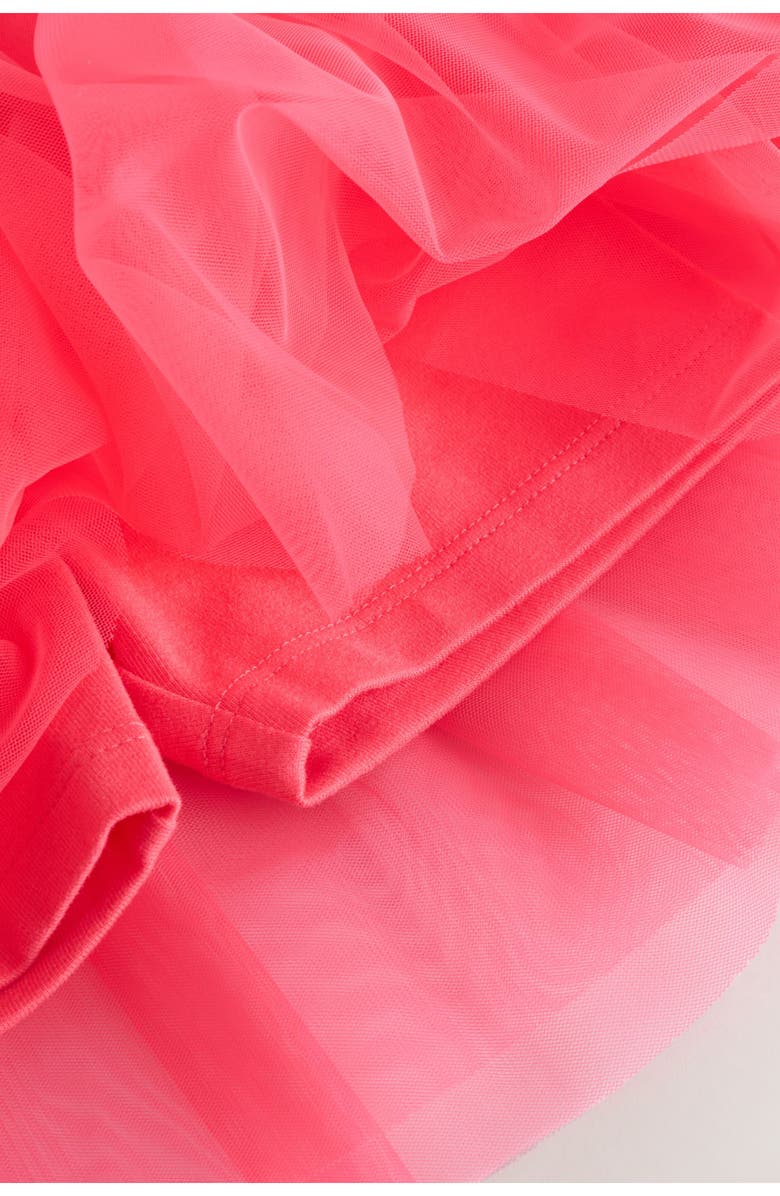 NEXT Kids' T-Shirt & Tulle Skirt Set, Alternate, color, Pink