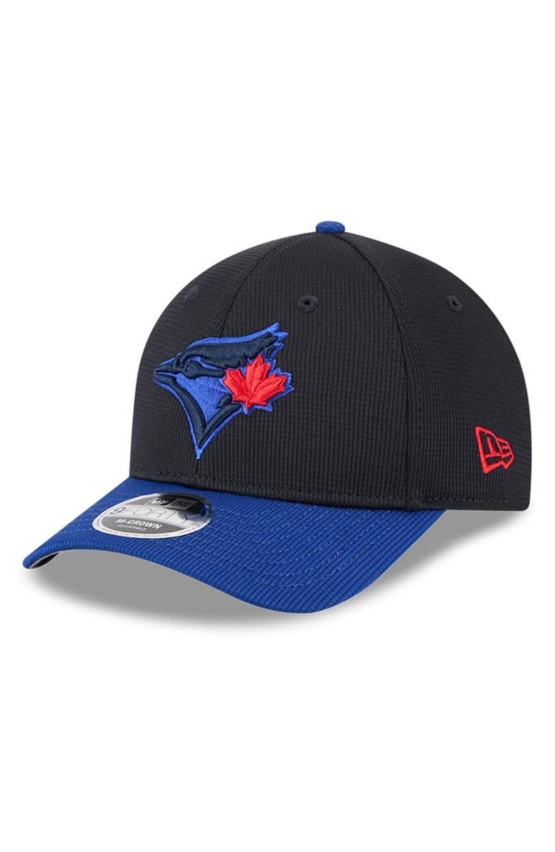 New Era Men's New Era Navy/Royal Toronto Blue Jays City Connect Batting Practice 9FORTY M-Crown Adjustable Hat, Main, color,