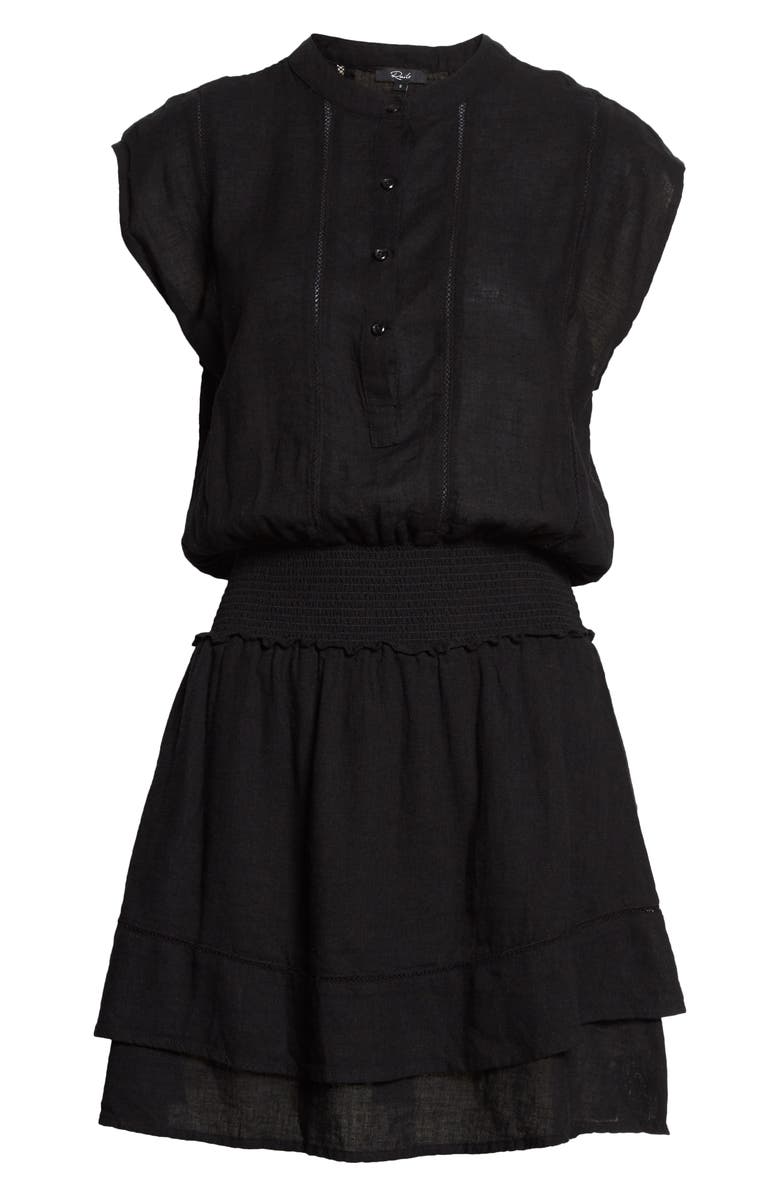 Rails Angelina Smocked Waist Minidress, Alternate, color, 