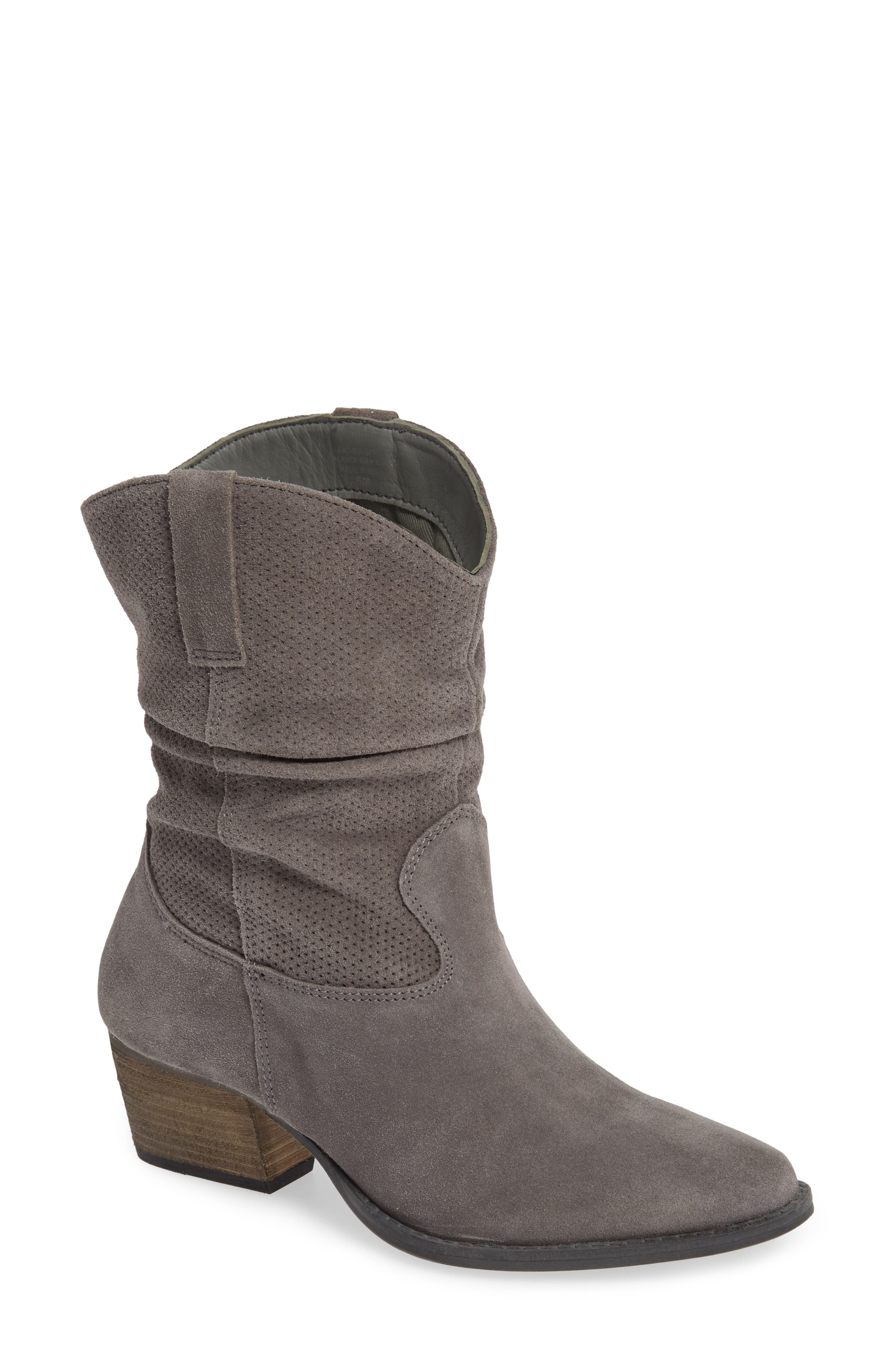 Zulu Western Boot, Main, color, LIGHT GREY SUEDE