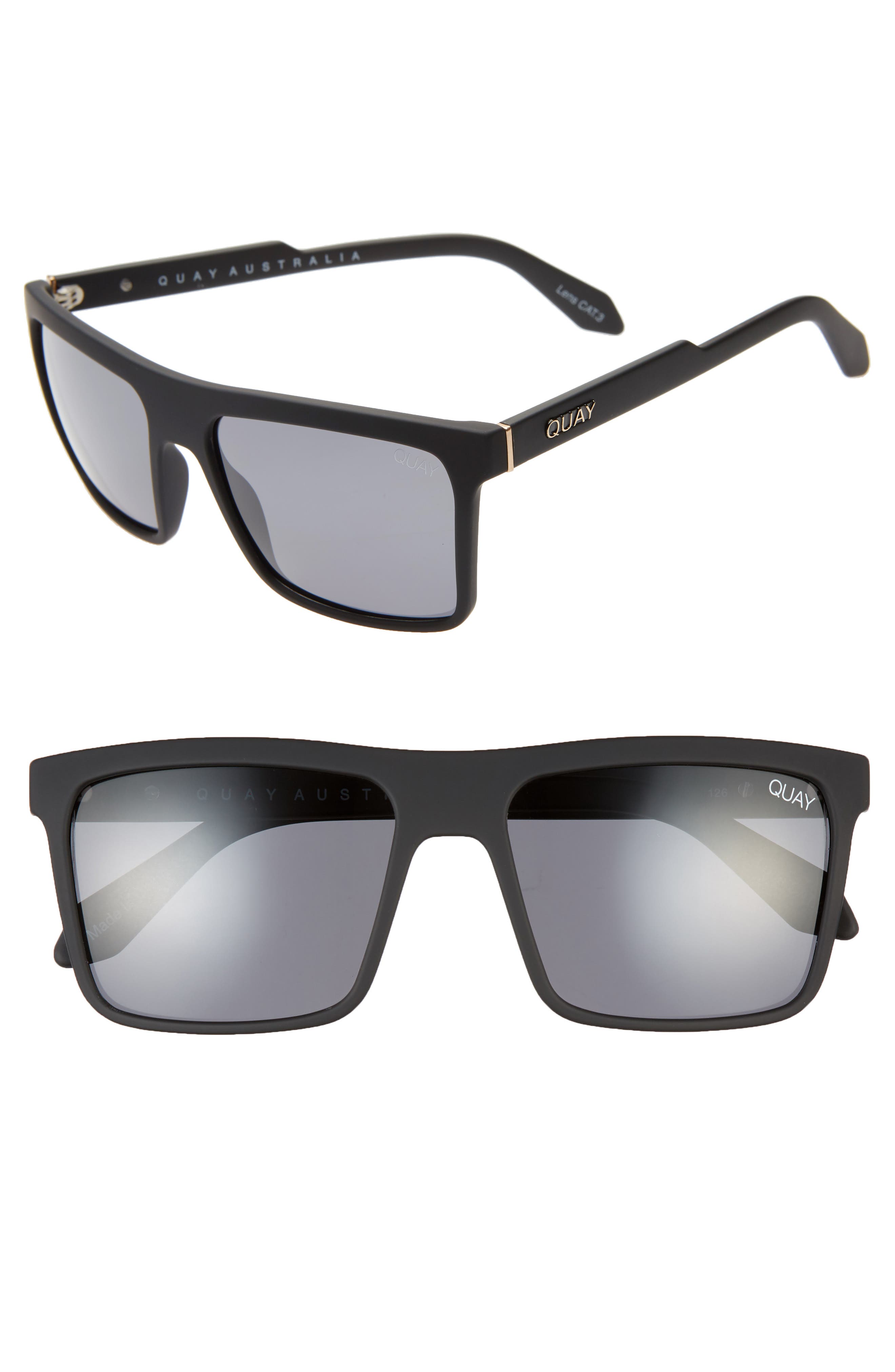 QUAY Australia Let It Run 57mm Polarized Sunglasses