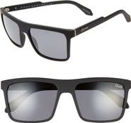 QUAY Quay Australia Let It Run 57mm Polarized Sunglasses