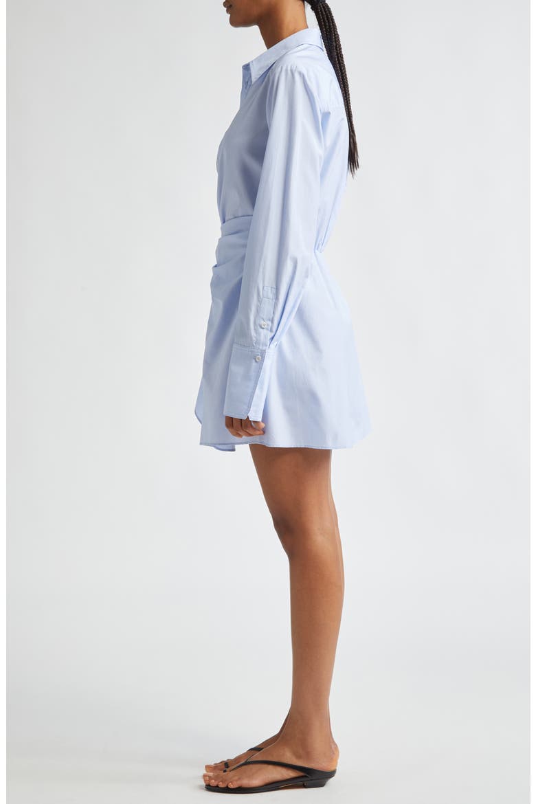 Lydia Long Sleeve Shirtdress, Alternate, color, ICE BLUEW