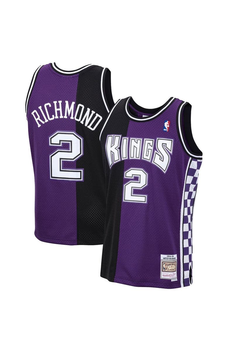 Mitchell & Ness Men's Mitchell & Ness Mitch Richmond Purple Sacramento Kings 1994/95 Hardwood Classics Swingman Jersey, Alternate, color, 
