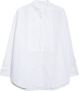 NACKIYÈ Tux Oversize Cotton Poplin Tuxedo Shirt