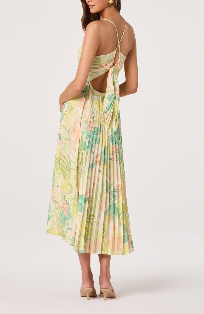 ASTR the Label Blythe Pleated Maxi Dress, Alternate, color, 