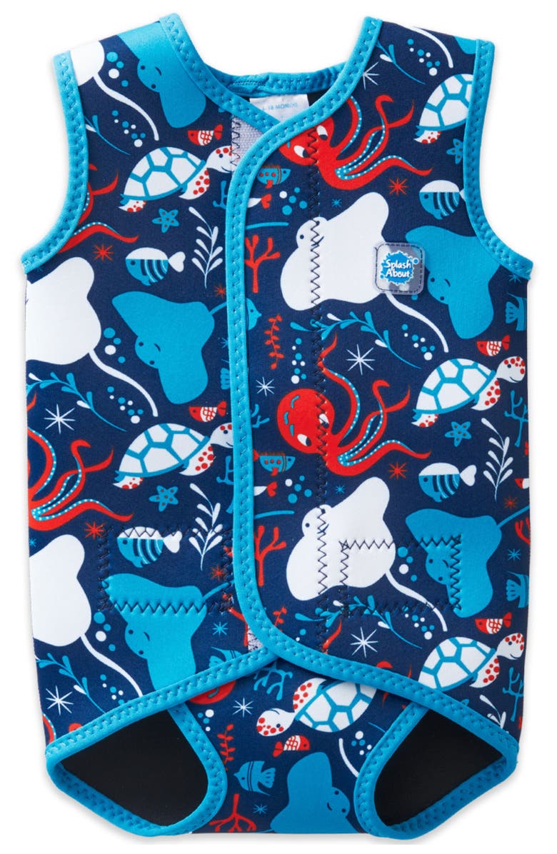 Splash About Baby Wrap Neoprene Wetsuit, Main, color, Under The Sea