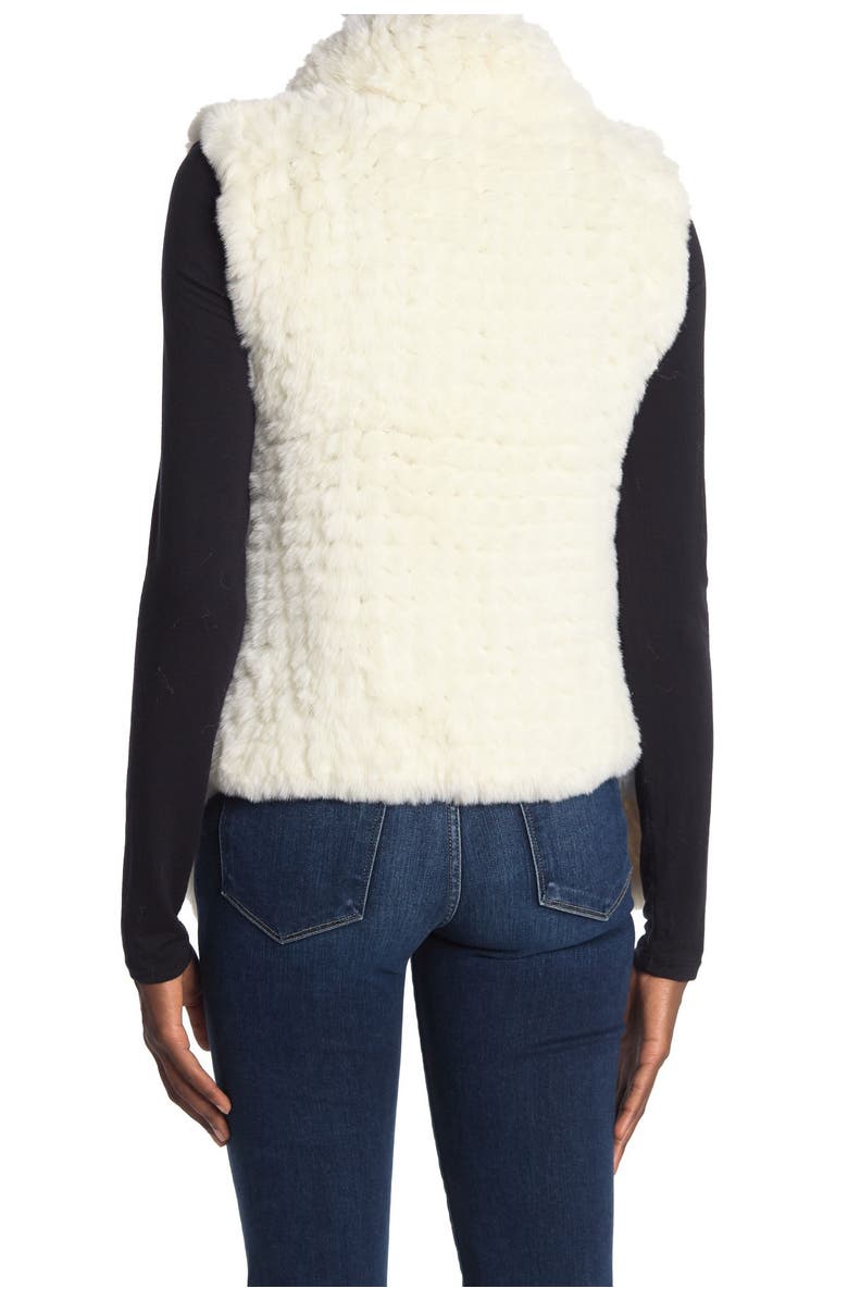 Love Token Faux Fur Vest, Main, color, 