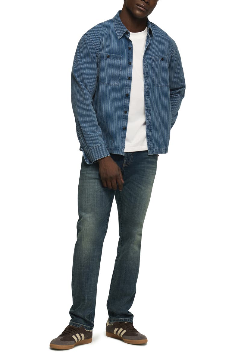 410 Athletic Straight Leg Jeans, Alternate, color, LST WKND BLUE