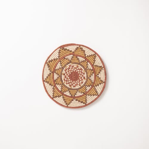 Maadili Collective Radiate Trivet ~ Elevate Collection In Brown