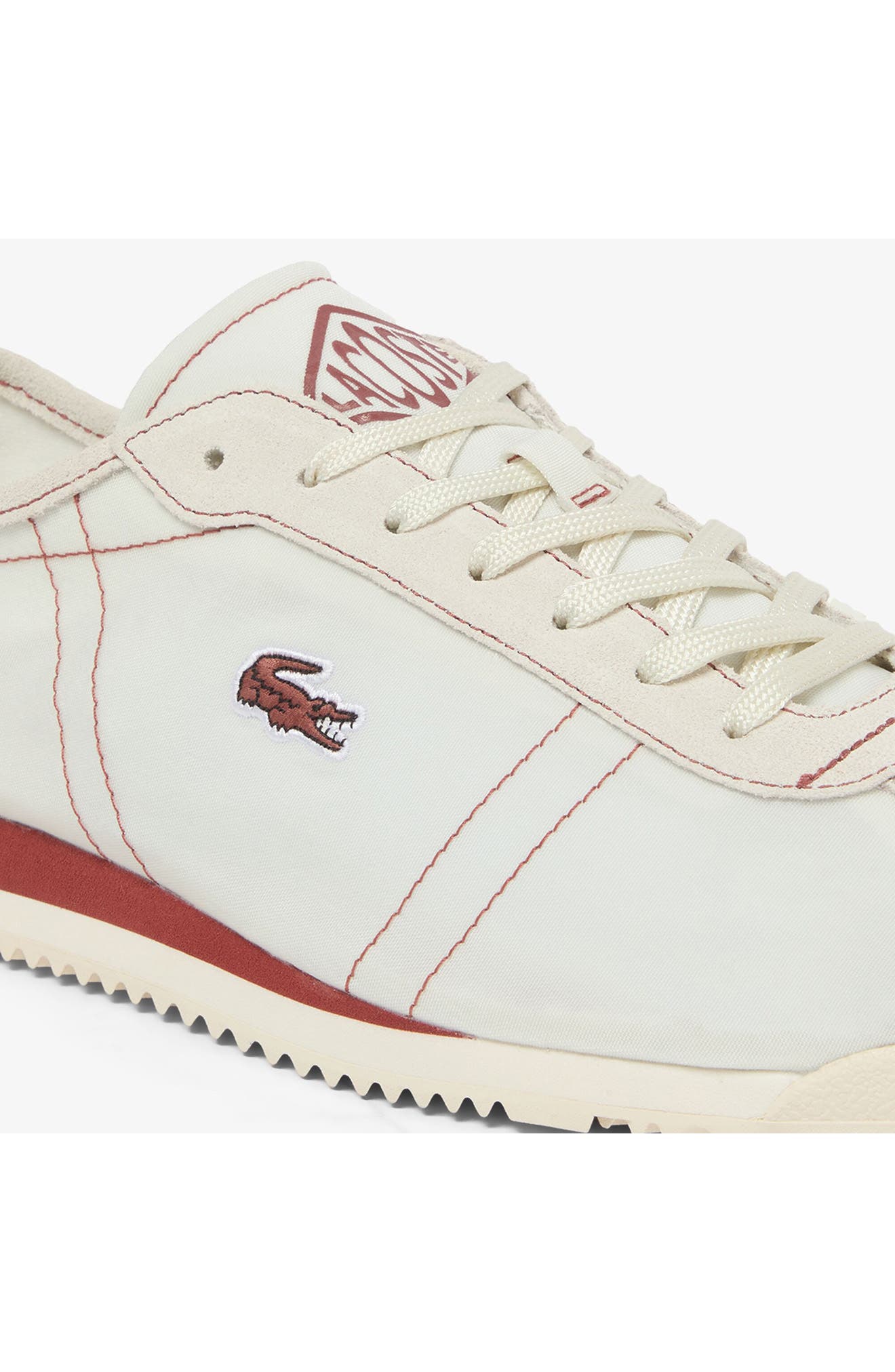 Club-Low Sneaker, Alternate, color, OFF WHITE/ DARK BROWN