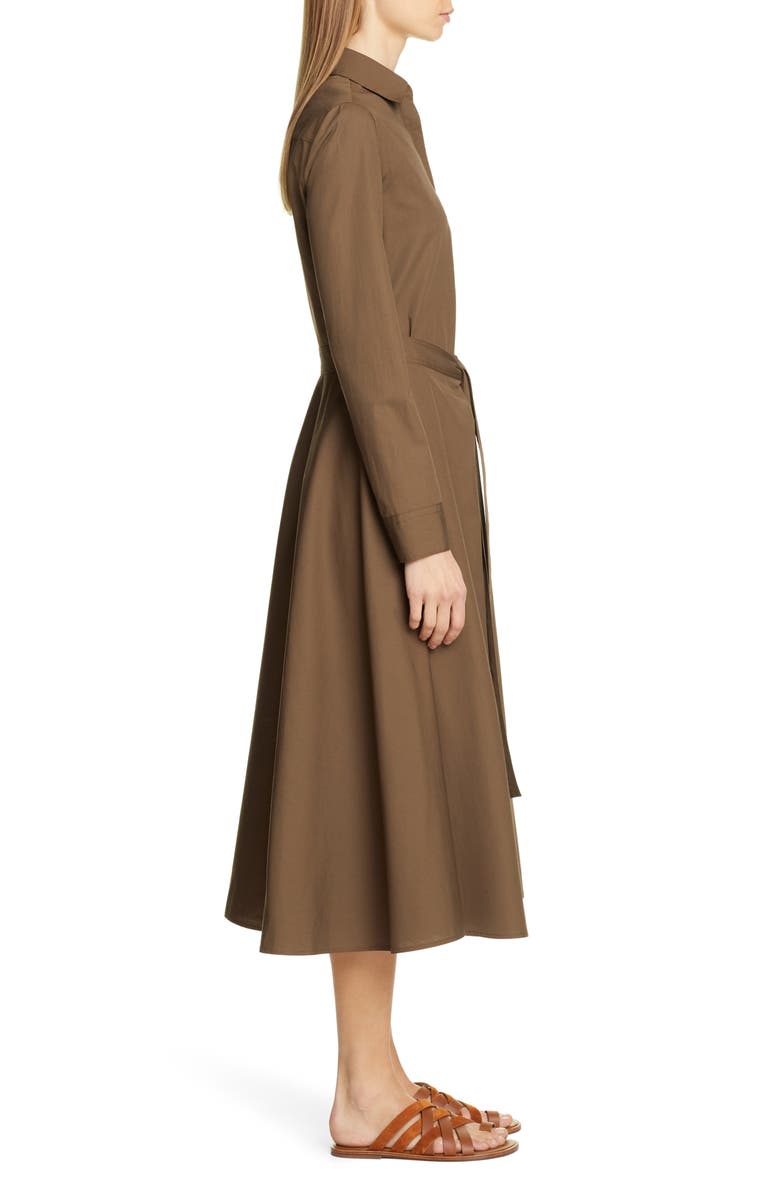 Rosetta Getty Apron Wrap Cotton Shirtdress, Alternate, color, 
