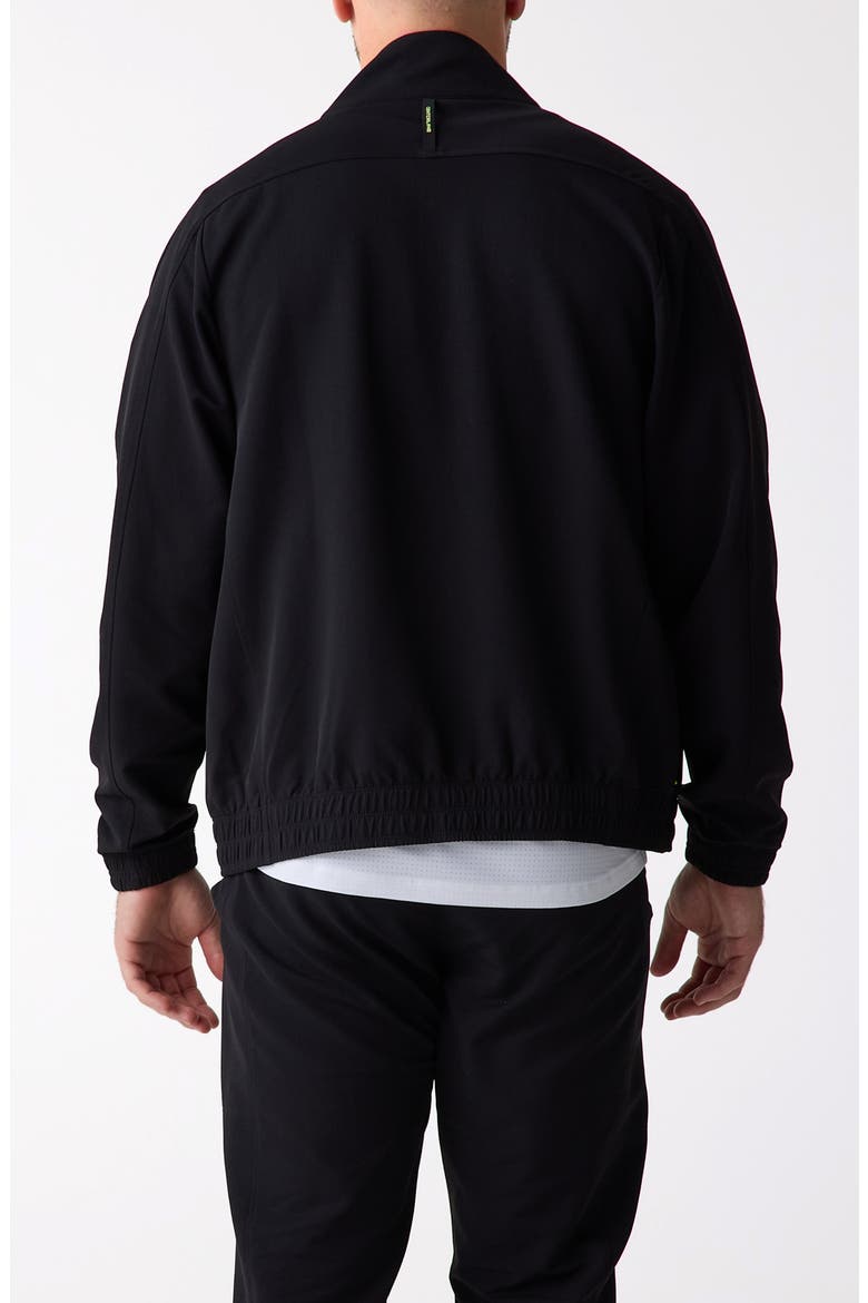 Men's Courtside Track Jacket, Alternate, color, Black