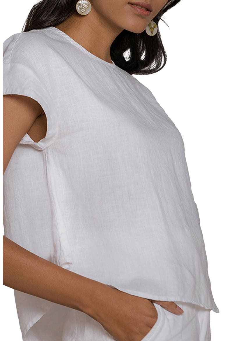 Sandcastles Saturday Top, Alternate, color, Coconut White
