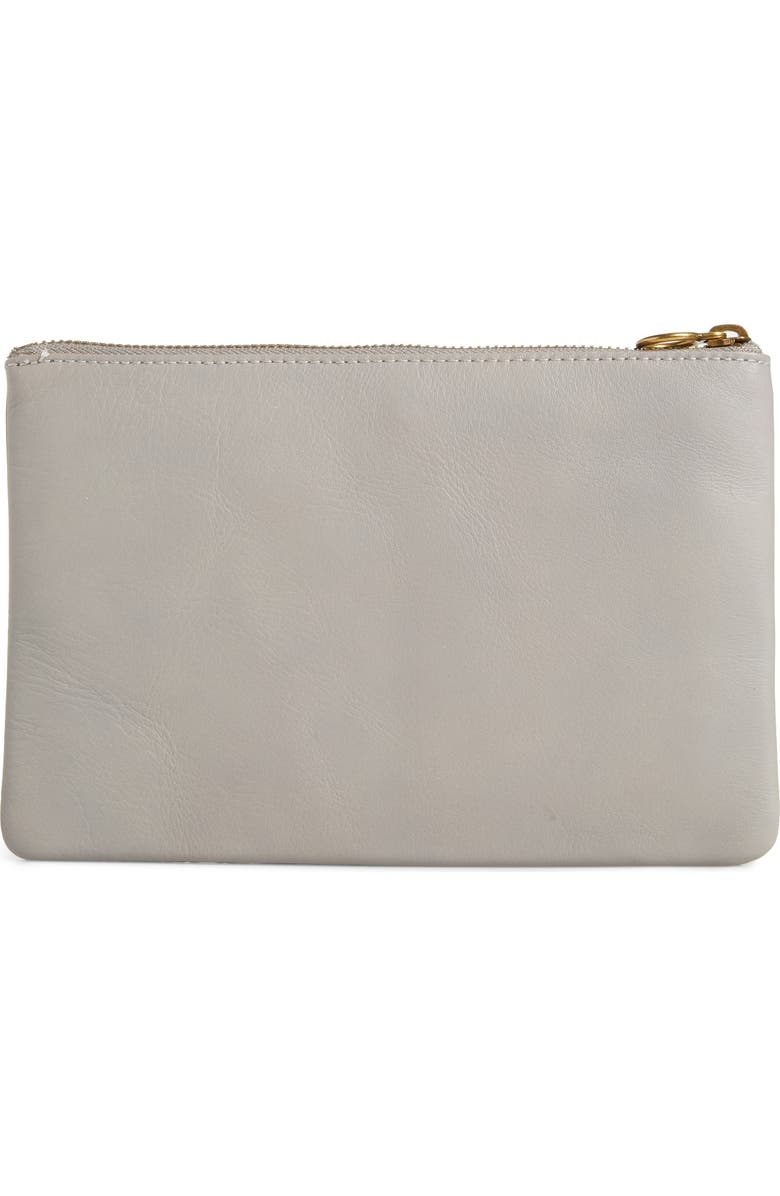 Madewell The Leather Pouch Clutch, Alternate, color,