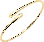 Lucy Quartermaine Cross Open Drop Bangle