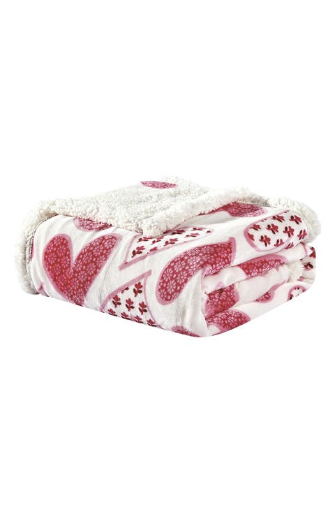 Scarlett Faux Shearling Throw Blanket