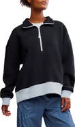 Free People Hit The Slopes Quarter Zip Jacket