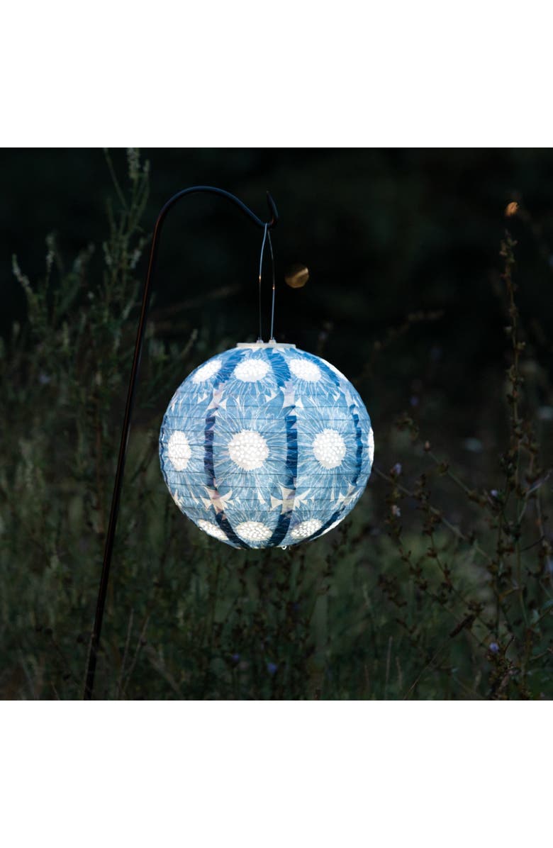 Allsop Home & Garden Soji Stella - Sunflower Solar Lantern, Alternate, color, Sapphire