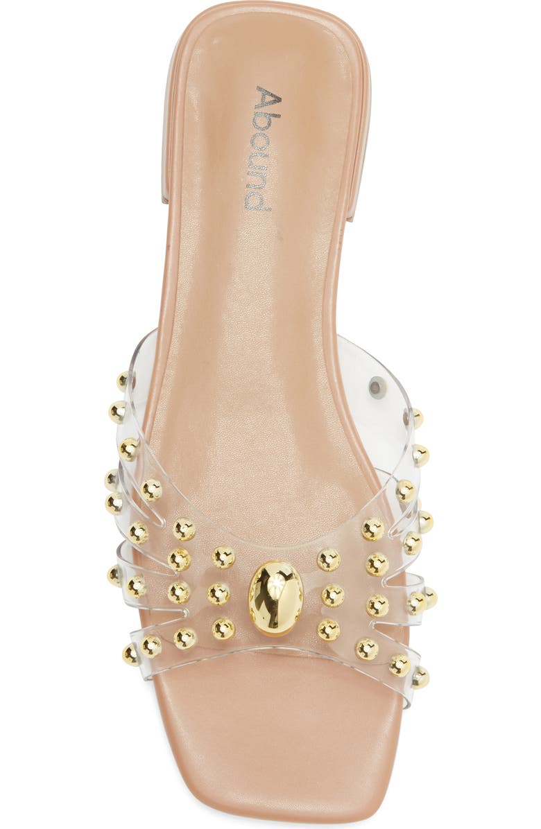 Abound Avianna Studded Slide Sandal, Alternate, color, Clear