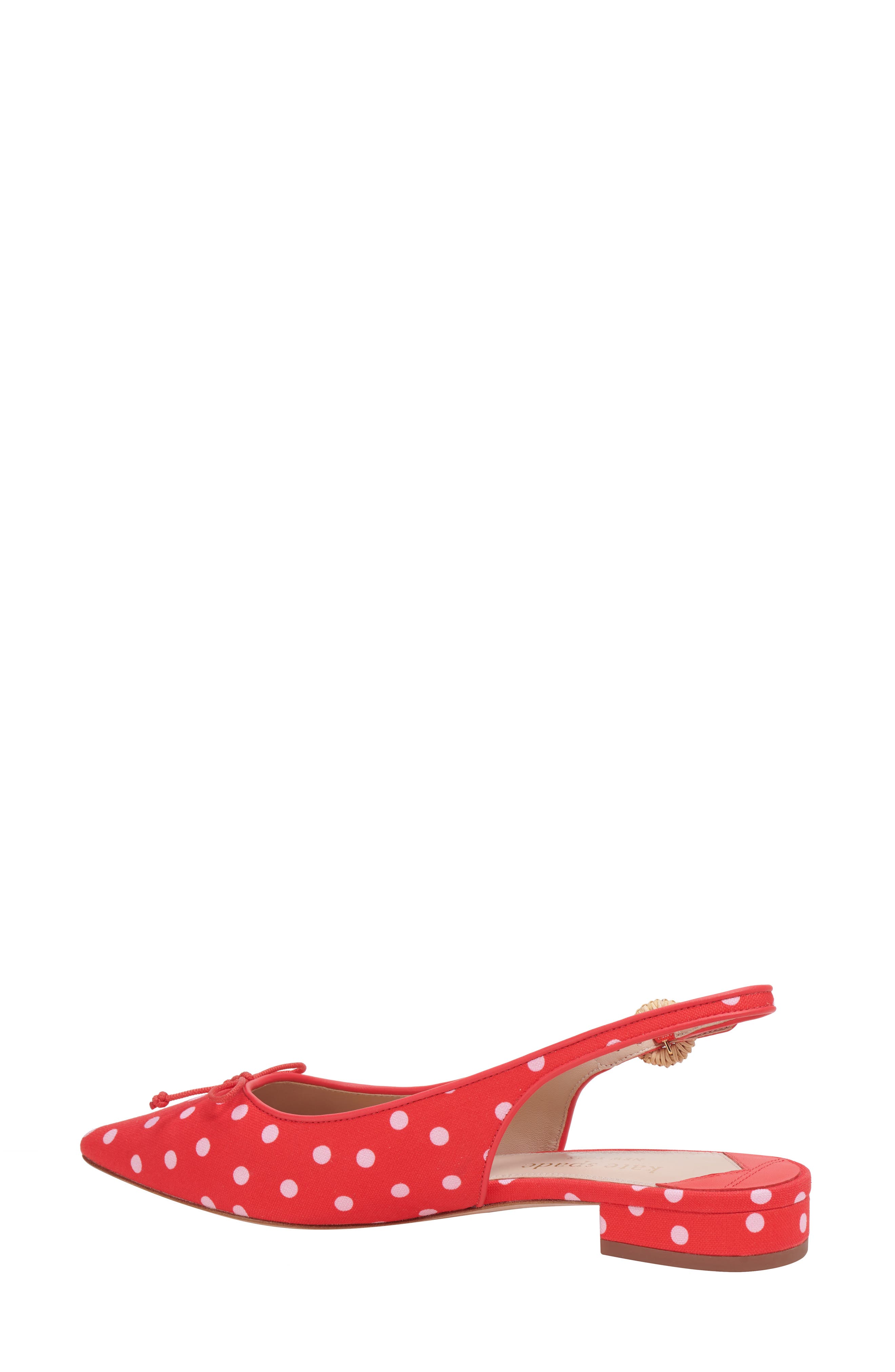 Kate Spade New York veronica slingback flat, Alternate, color, Ponderosa Red/ Fresh