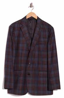 Brooks Brothers Plaid Notch Lapel Wool Sport Coat