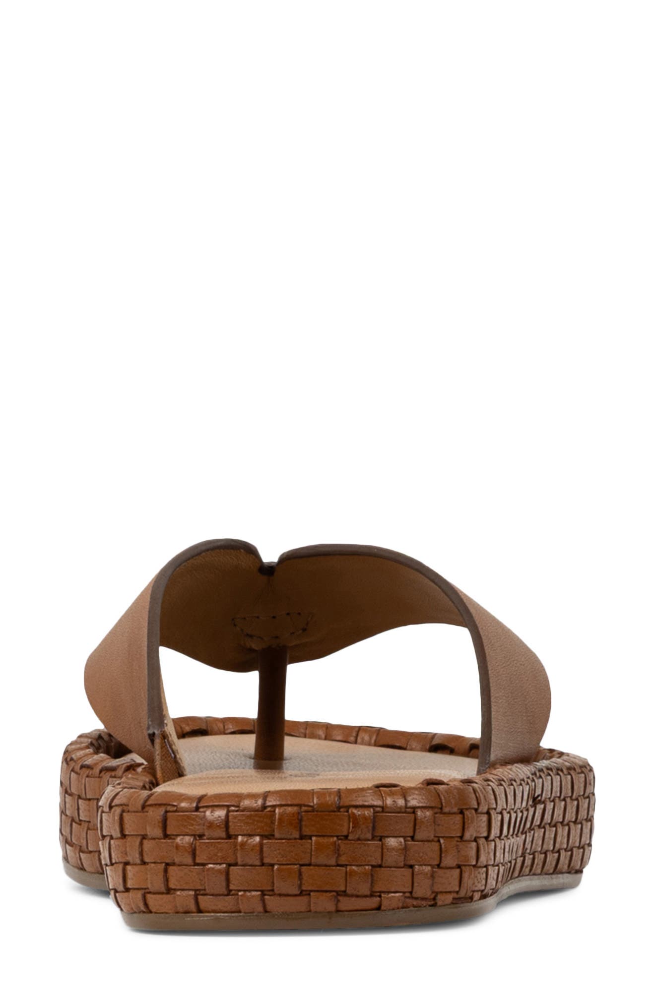 Dasara Platform Flip Flop, Alternate, color, TOBACCO