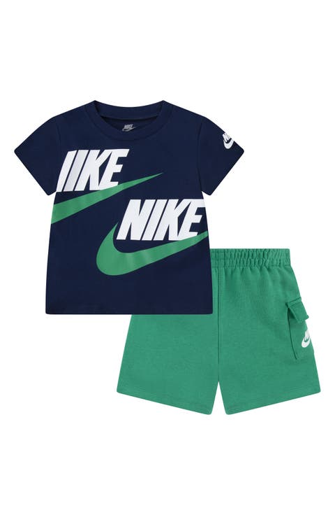 Logo Tee & Cargo Shorts 2-Piece Set (Baby)