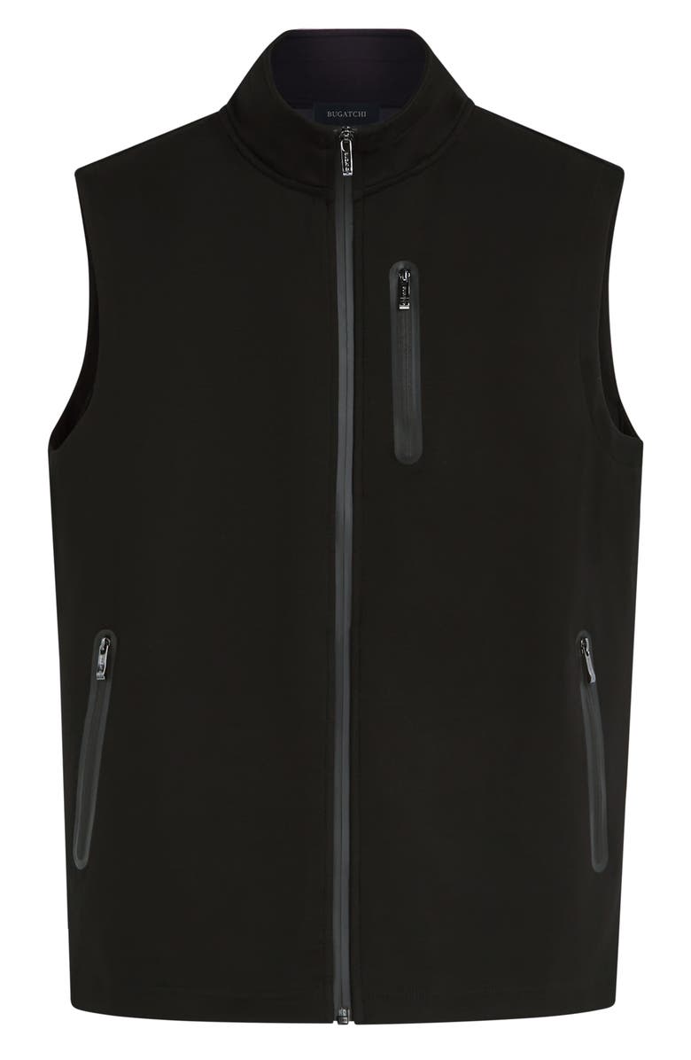 Bugatchi Knit Zip-Up Vest, Alternate, color, 