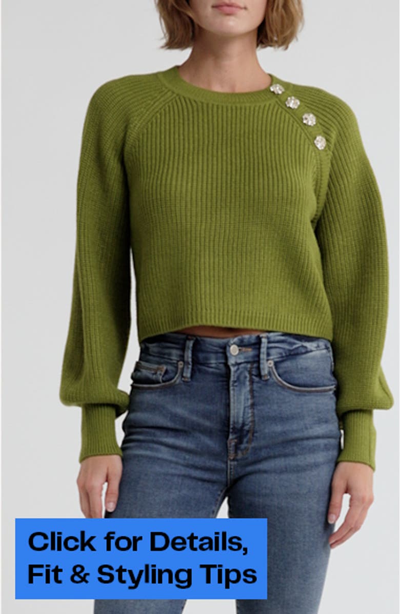 Keren Button Shoulder Sweater, sales video thumbnail
