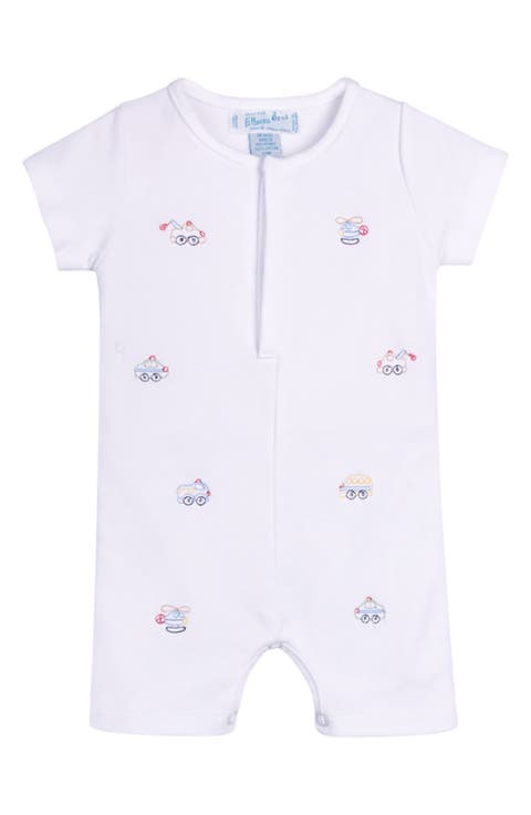 Embroidered Cotton Romper (Baby)