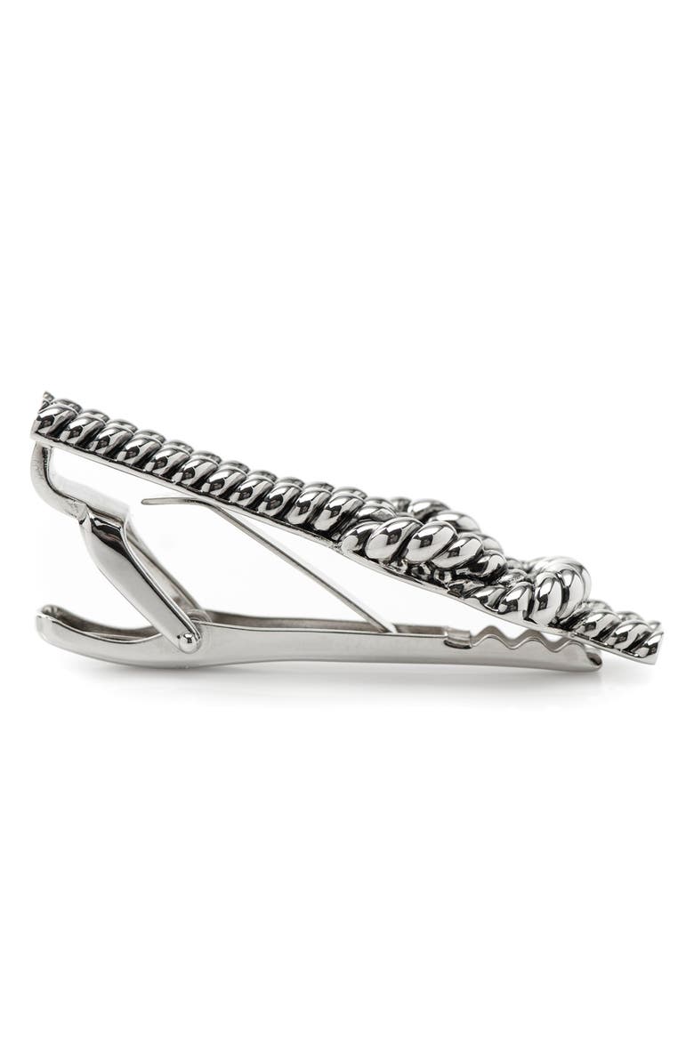 Cufflinks, Inc. Rope Knot Tie Clip, Alternate, color, Silver