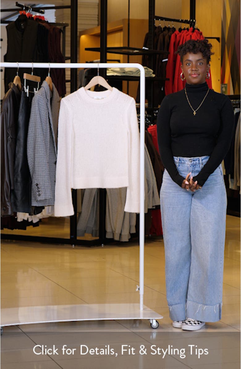 Bowie Alpaca & Wool Blend Sweater, sales video thumbnail