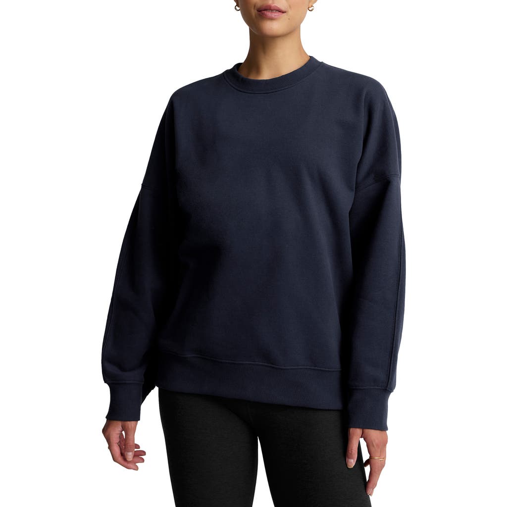 BEYOND YOGA BEYOND YOGA SOLSTICE OVERSIZE COTTON BLEND SWEATSHIRT