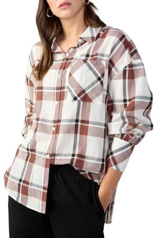 Sanctuary Plaid Tunic Shirt