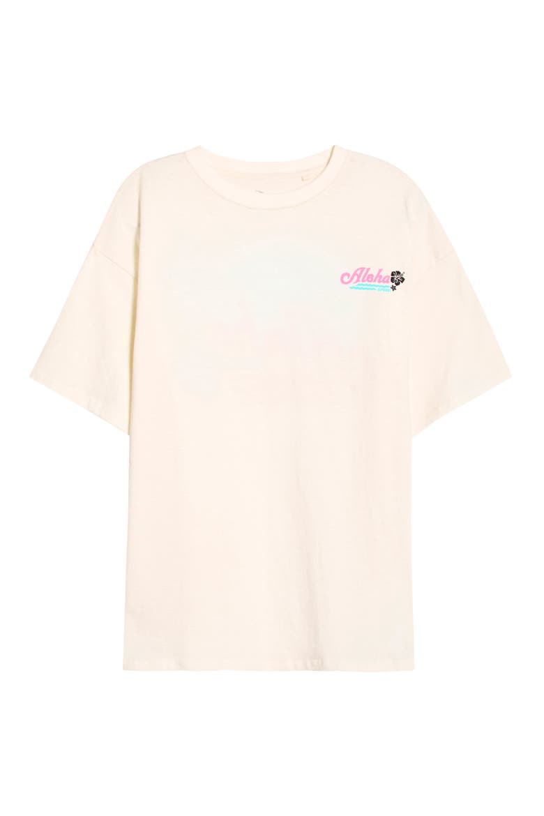Aloha Heritage Graphic T-Shirt, Alternate, color, BONE