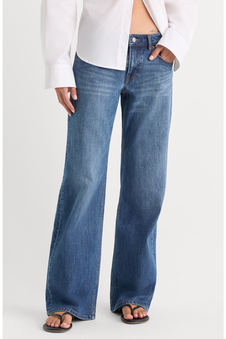 Low Rise Loose Jeans, Alternate, color, INDIGO1291