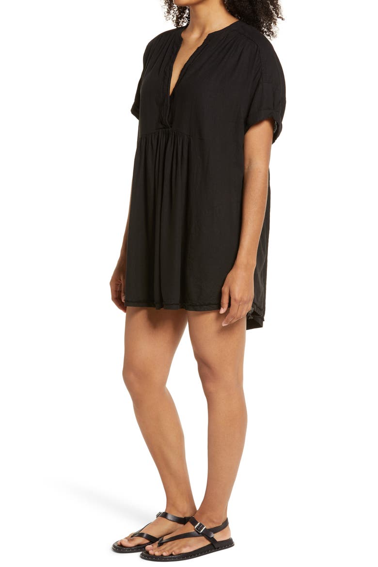 Getaway with Me Tunic Top, Alternate, color, BLACK
