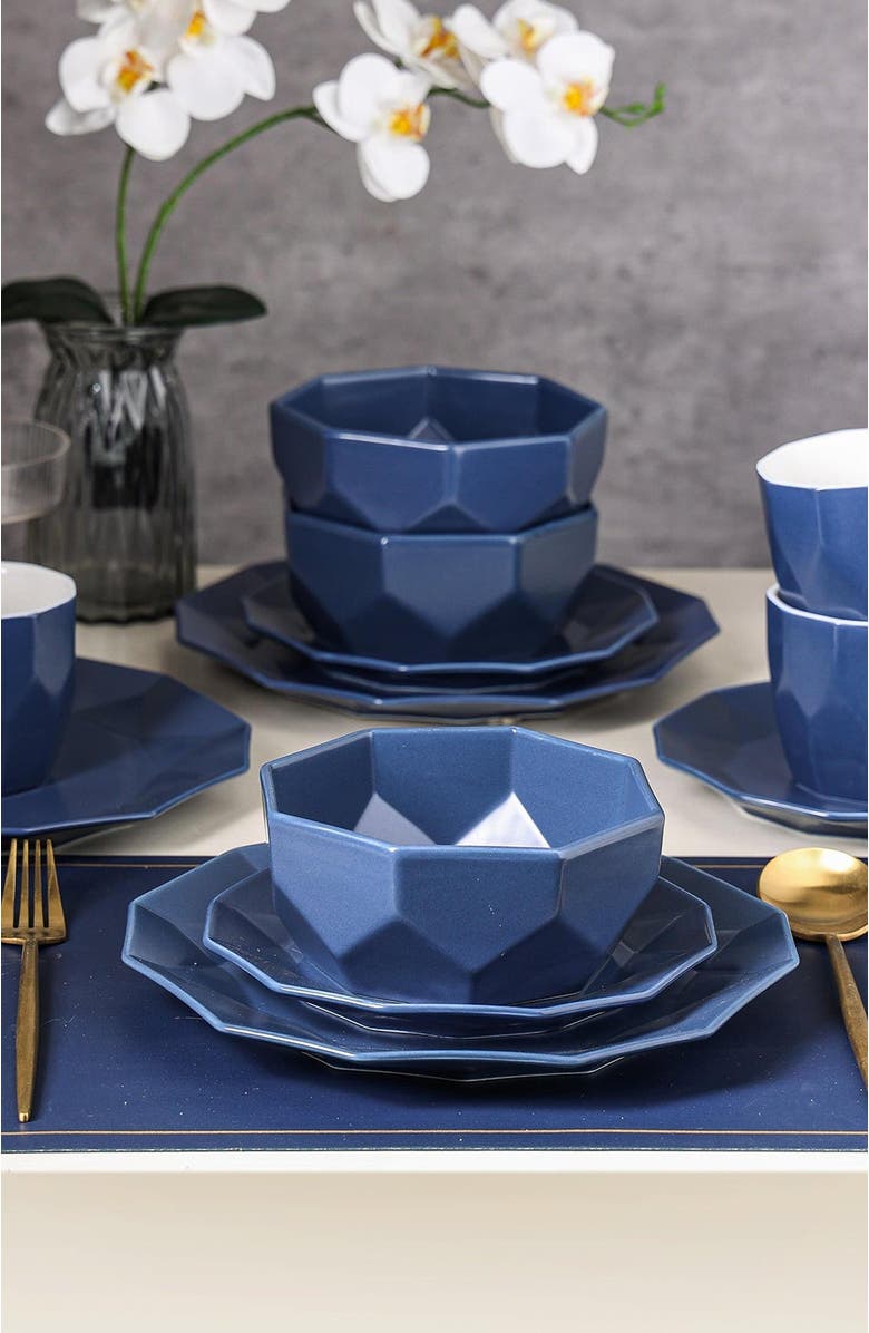 Stone Lain Jamie Porcelain 16-Piece Dinnerware Set, Alternate, color, 