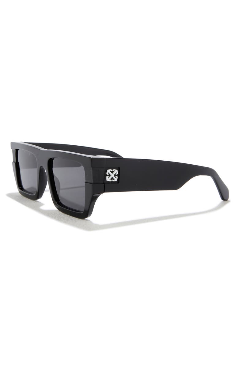 Off-White Chester 54mm Square Sunglasses, Alternate, color, Black Dark Grey