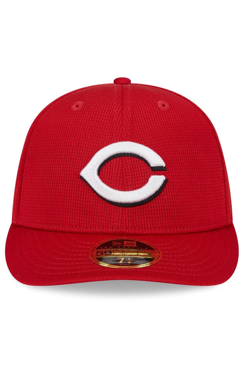 New Era Men's New Era  Red Cincinnati Reds 2024 Spring Training Low Profile 59FIFTY Fitted Hat, Alternate, color, 