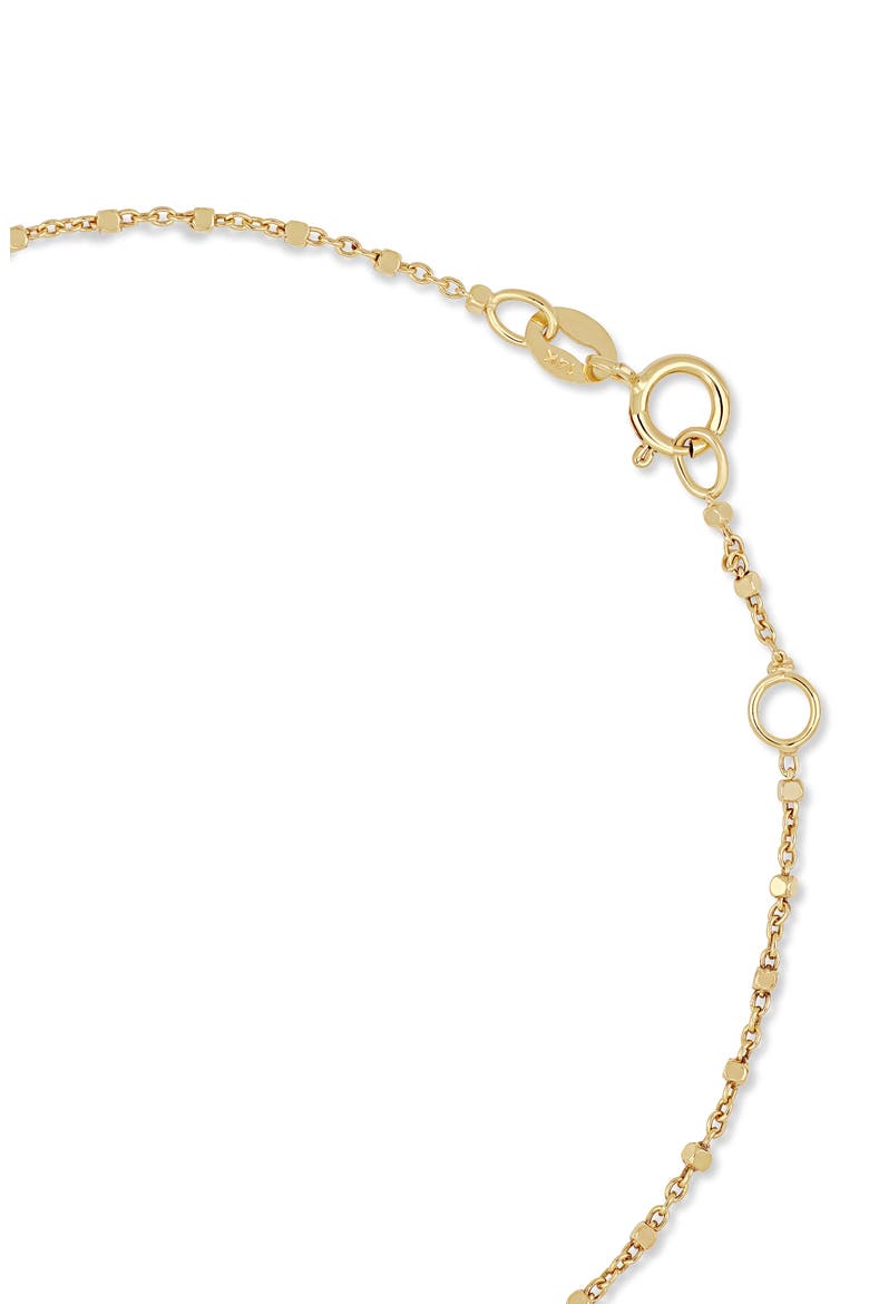 14K Gold Cube Station Bracelet, Alternate, color, 14K YELLOW GOLD