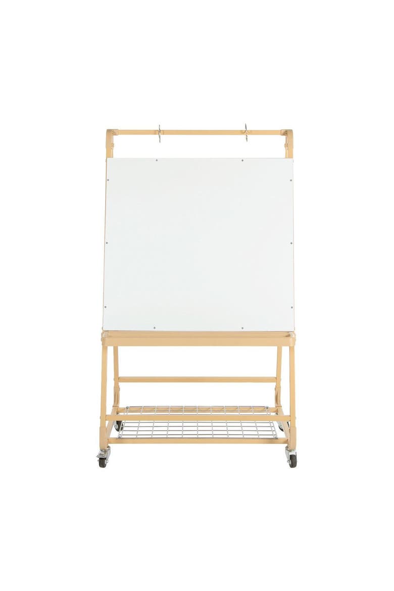 Mobile Teachers Easel, Alternate, color, Beige
