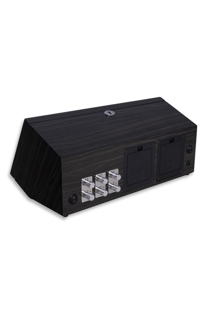 Bey-Berk Oyster 6-Watch Winder & Case, Alternate, color, Grey