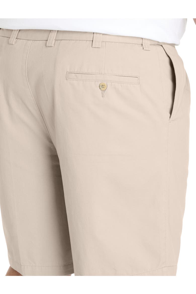 Big & Tall Waist-Relaxer Pleated Shorts, Alternate, color, STONE