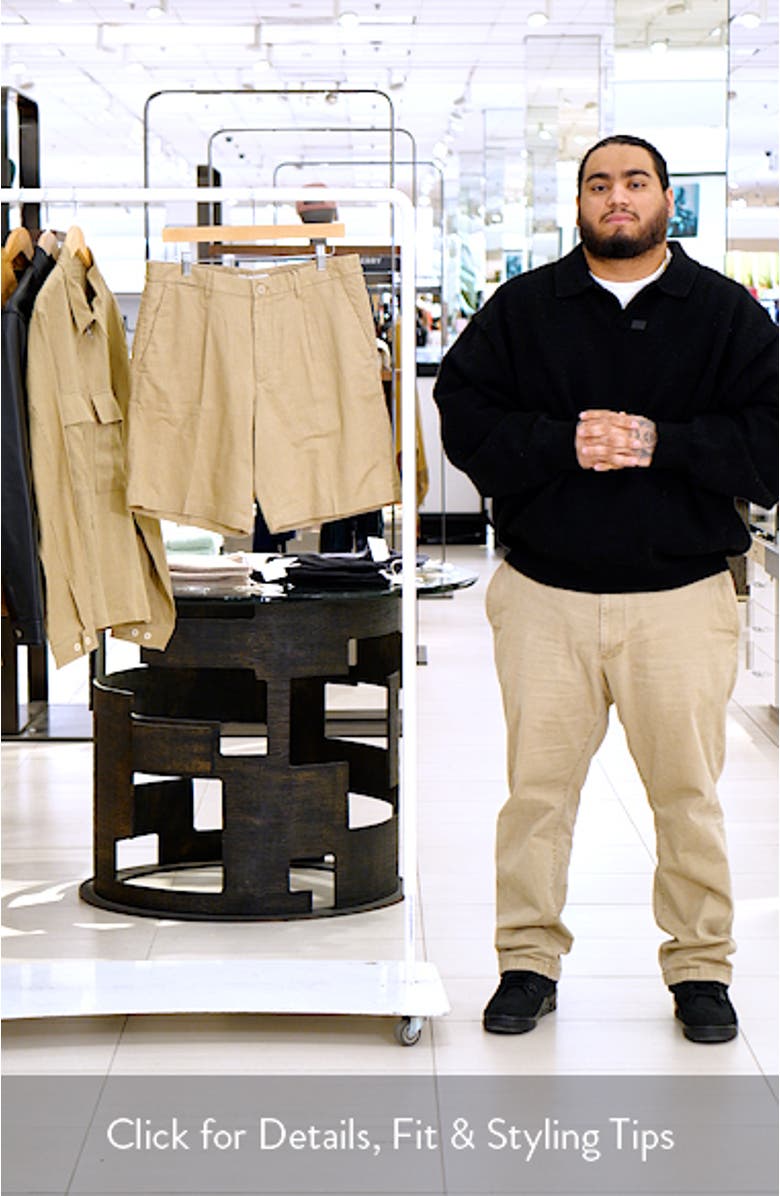 Linen & Cotton Bermuda Shorts, sales video thumbnail