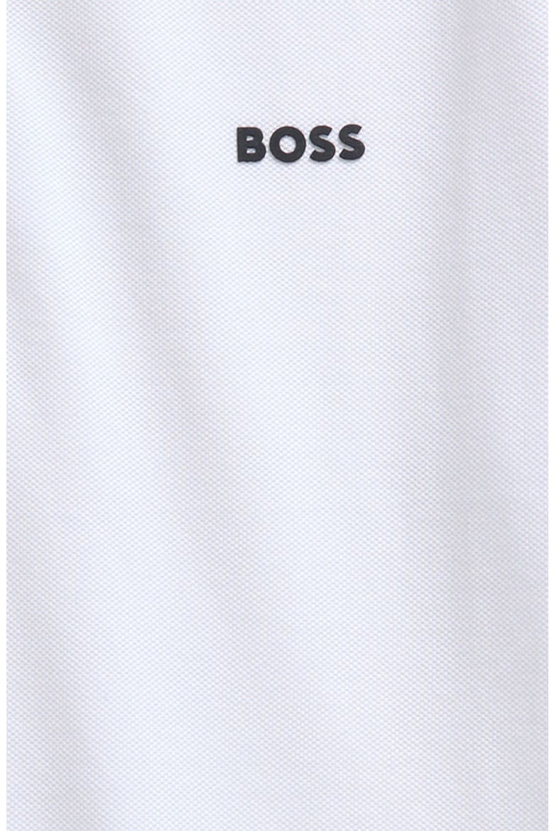 Kids' Tipped Cotton Piqué Polo, Alternate, color, WHITE